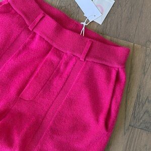 Notshy pink 100% cashmere pant trouser xs French 2 ply